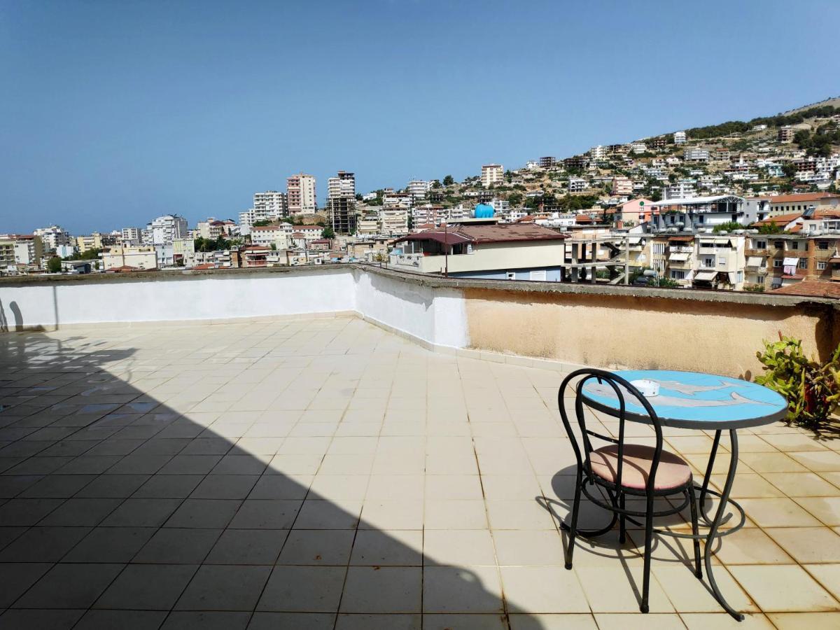 Private Studio Sea View 2 Minutes Away From Beach Sarandë Exterior foto